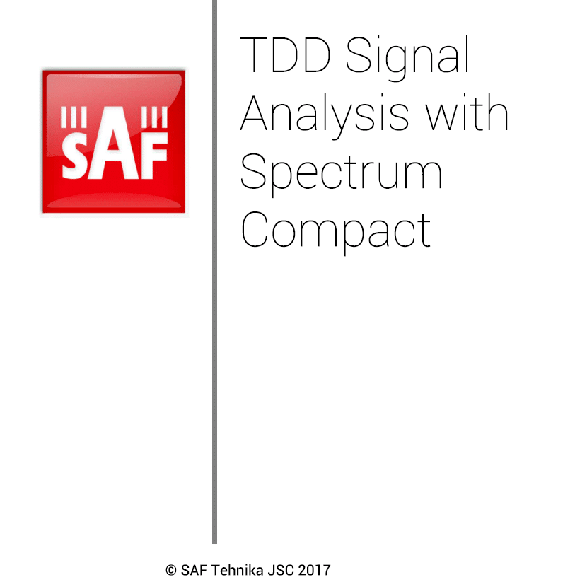 SAF Tehnika TDD Analysis